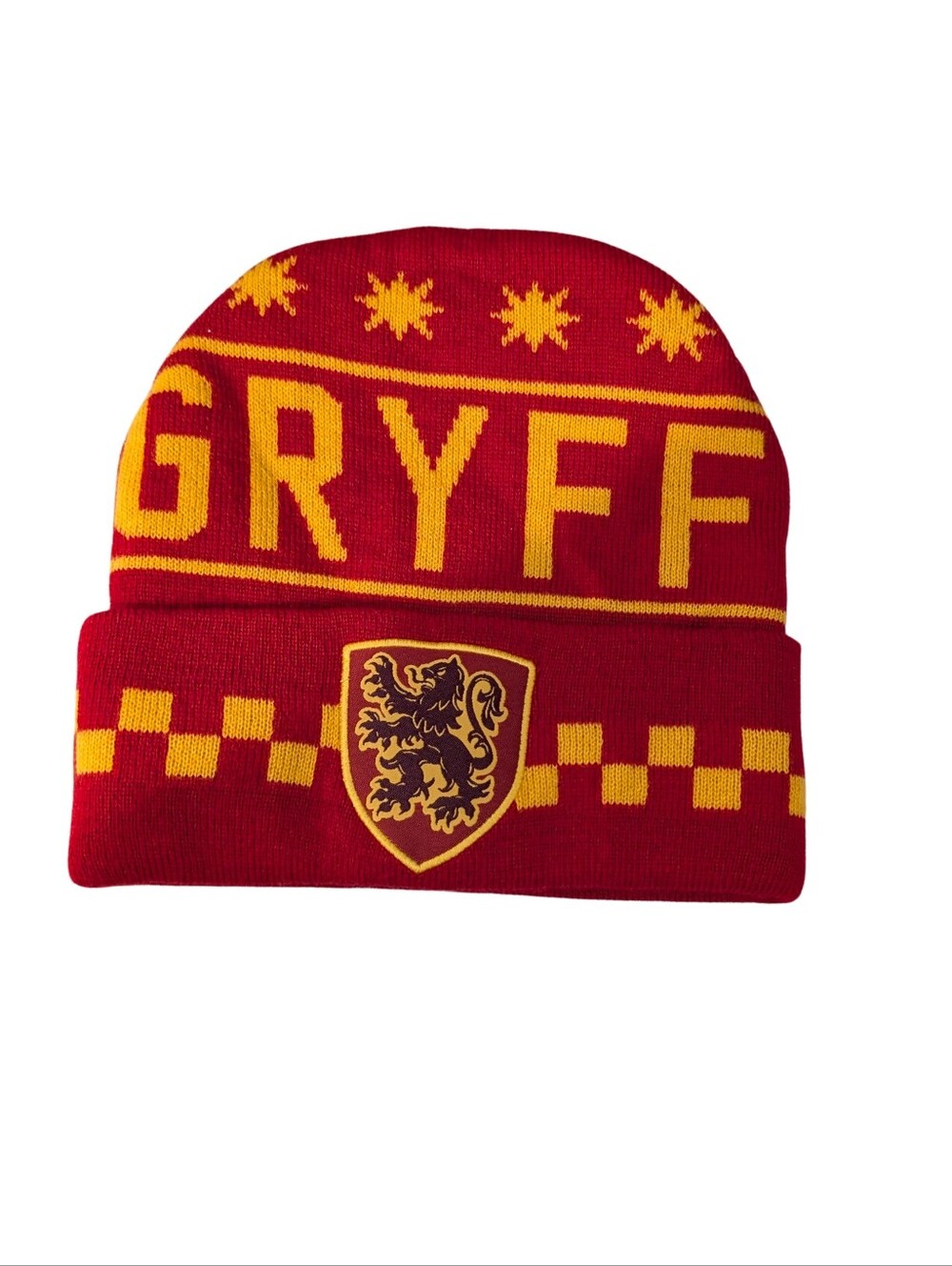 Harry Potter Gryffindor Knit Beanie Hat. One Size Fits Most